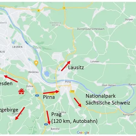 דירה Wohlfuhlwohnung Zum Entspannen In Ruhiger, Aber Verkehrsgunstiger Lage Am Stadtrand Von Dresden Dohna